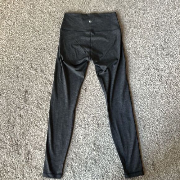 Lululemon Charcoal Space Dye High Rise Leggings! - Picture 11 of 13